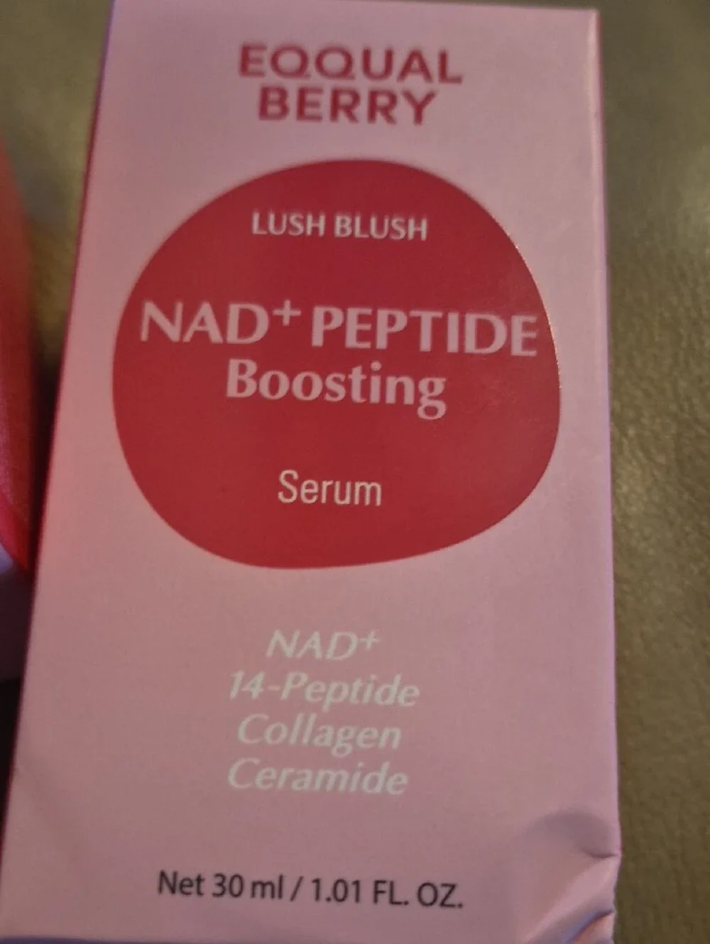NAD+ Peptide Boosting Cream & Serum - Pink